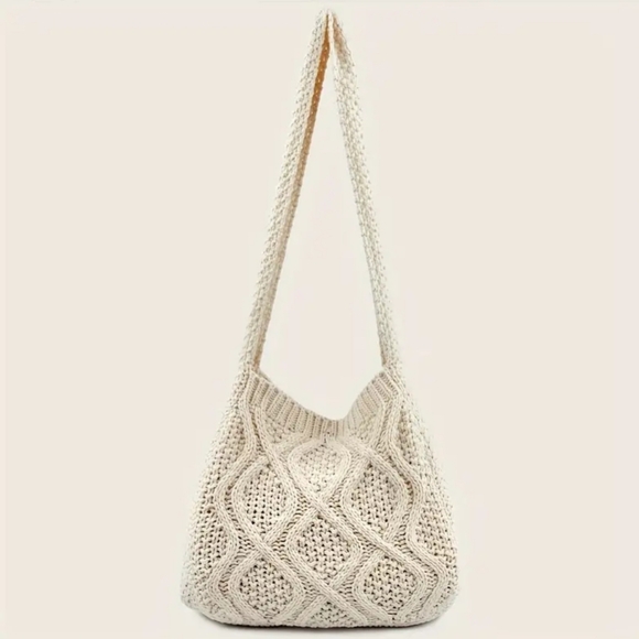 Literary Crochet Crossbody Bag - Picture 5 of 9